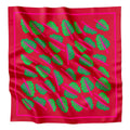 Glowing Chard Silk Medium Square Scarf