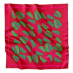 Glowing Chard Silk Medium Square Scarf