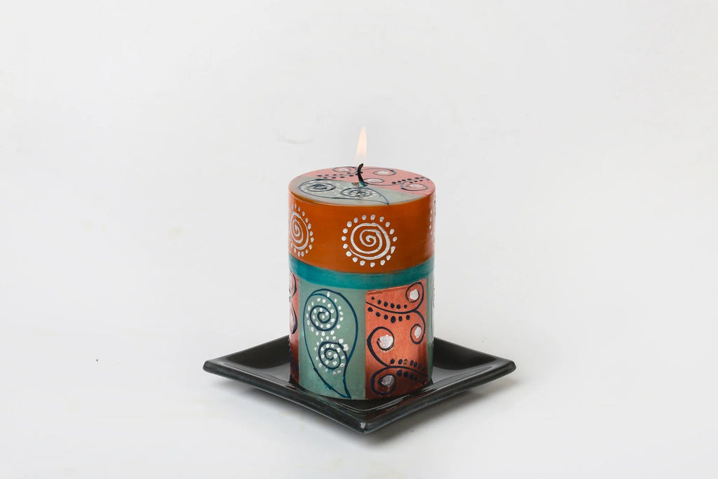 Sari Painted Candles