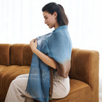 Mahogany Sky Soft Linen Silk Handloom Scarf