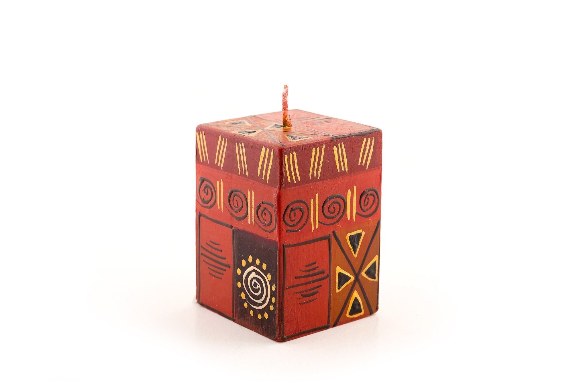 Safari Gold Painted Candles