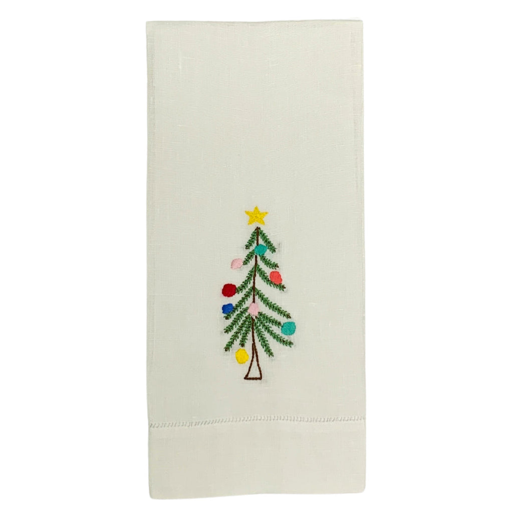Rustic Christmas Tree Tea Towels