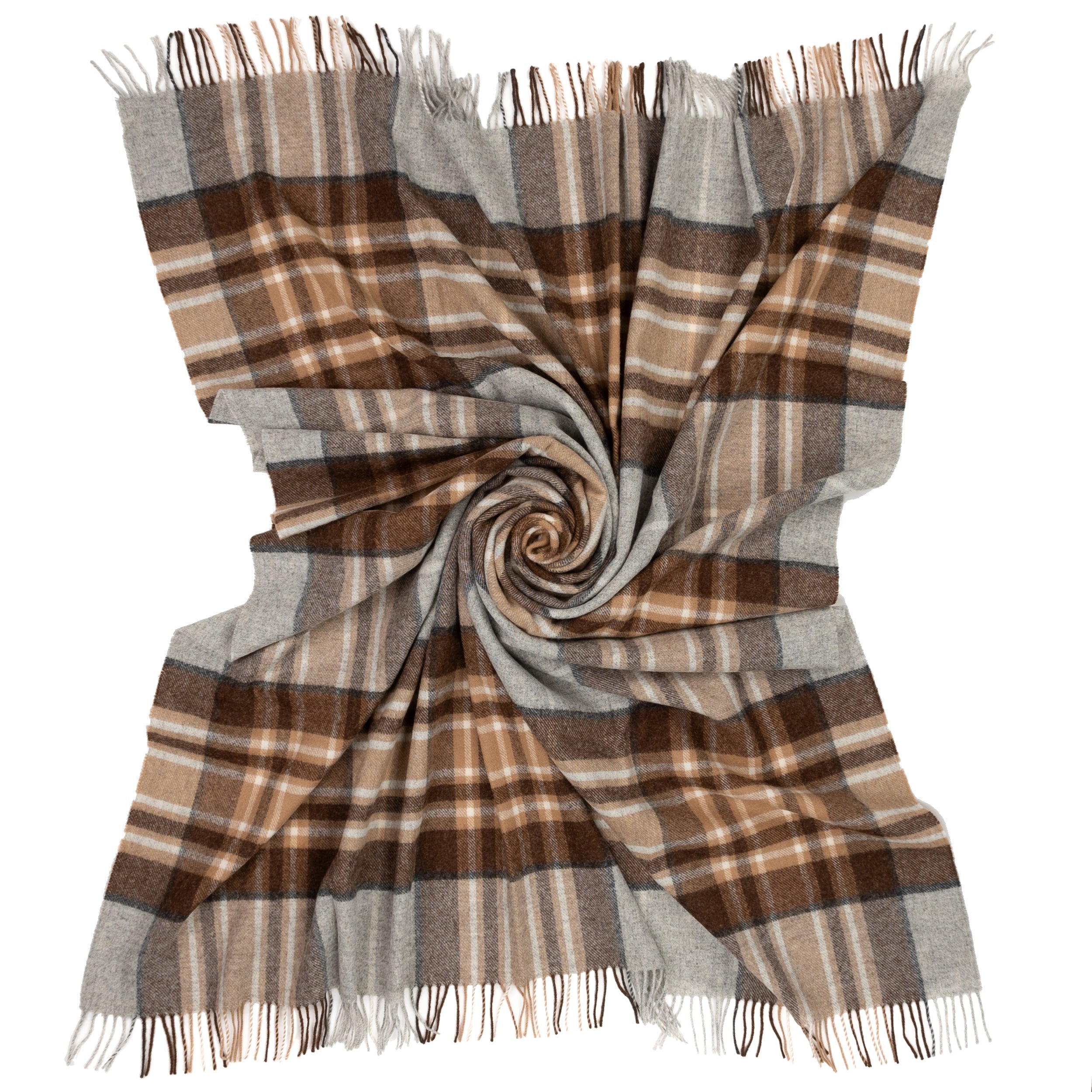 Highland Tweeds Shetland Lambswool Throw - McKellar