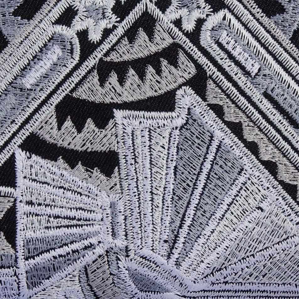 Deco Jaw Embroidered Wallet - Thailand - Che Cose Belle