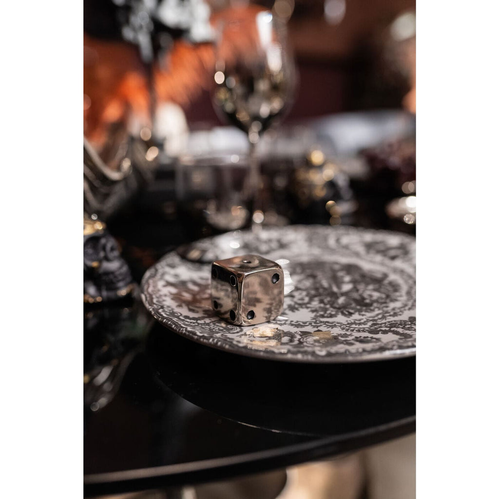 Deco Object Dices Silver 20x6cm - Che Cose Belle
