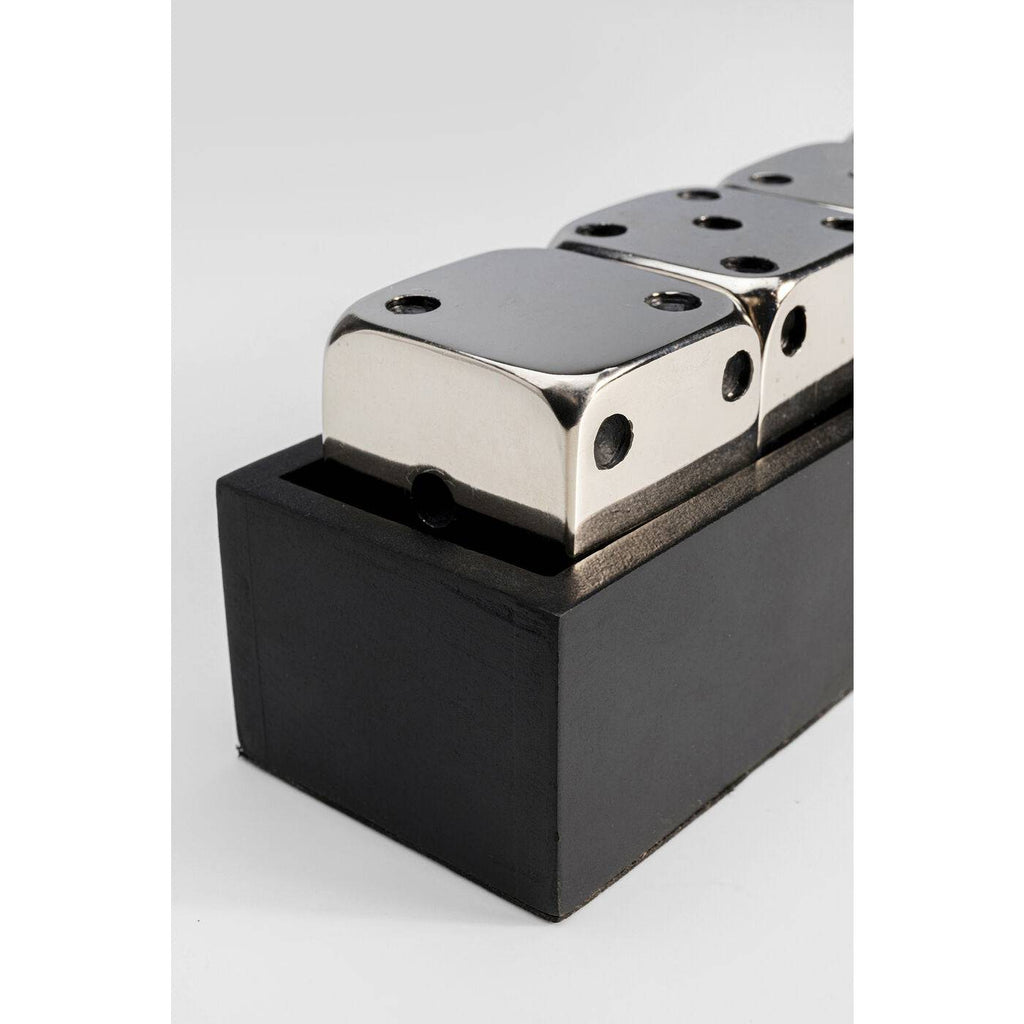 Deco Object Dices Silver 20x6cm - Che Cose Belle