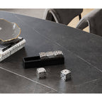 Deco Object Dices Silver 20x6cm - Che Cose Belle
