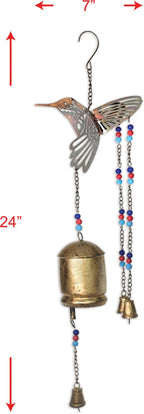 Decorative Sangeet Bell Hummingbird & Charms - Che Cose Belle
