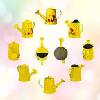 Decorative Sunflower & Ladybug Metal Watering Can (Vol: 4 Cups) | Small Yellow Watering Can | Garden Décor Housewarming Gift for Mother Women Friends Gardeners - Che Cose Belle