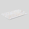 Decorative Tray Mother of Pearl White Vanity & Dresser Organizer – 12" x 7" - Che Cose Belle