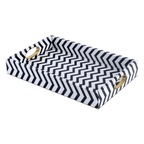 Decorative Tray Safari Inspired Resin Inlay Vanity & Dresser Organizer – 11x17 Inch - Che Cose Belle