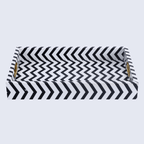 Decorative Tray Safari Inspired Resin Inlay Vanity & Dresser Organizer – 11x17 Inch - Che Cose Belle