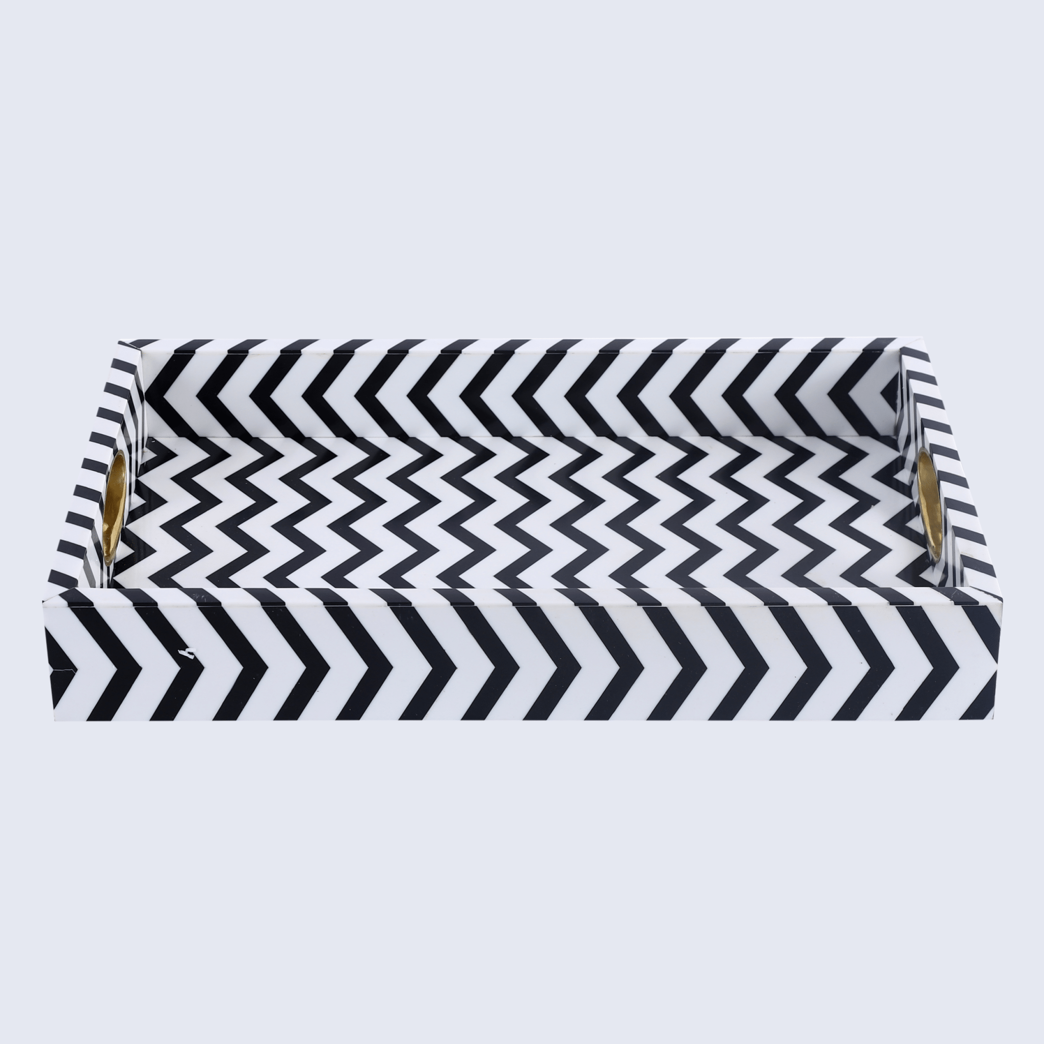 Decorative Tray Safari Inspired Resin Inlay Vanity & Dresser Organizer – 11x17 Inch - Che Cose Belle