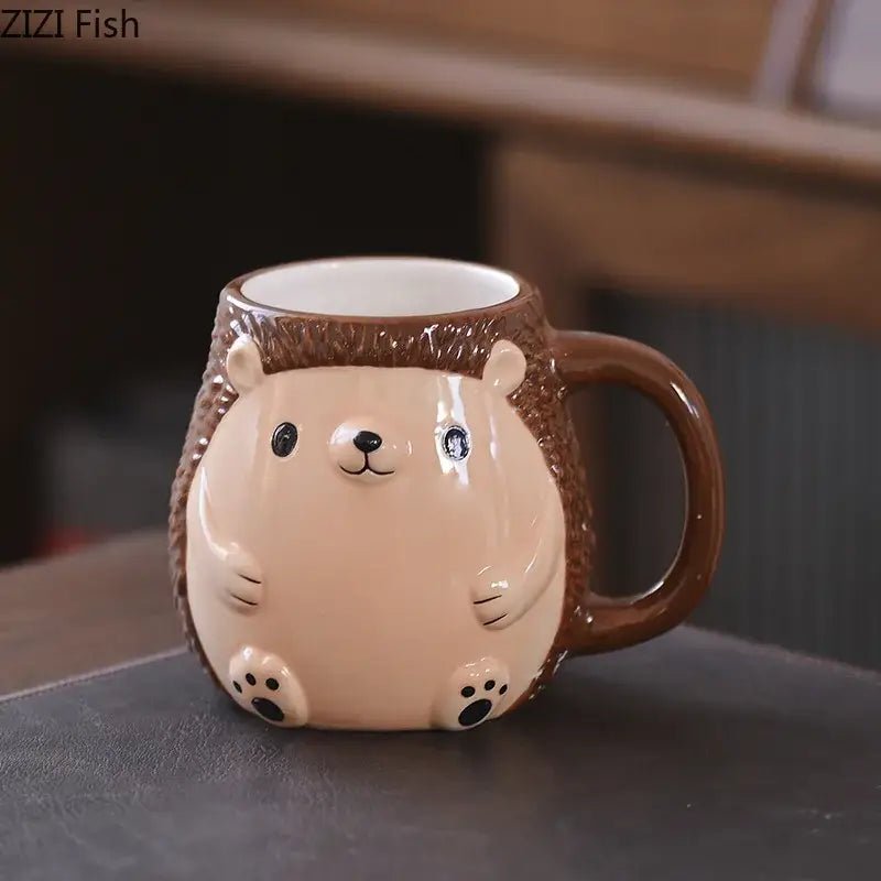 DecorBites™ Cute Cartoon Animal Ceramic Mug Kids Breakfast Cup Christmas Gift - Che Cose Belle