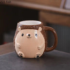 DecorBites™ Cute Cartoon Animal Ceramic Mug Kids Breakfast Cup Christmas Gift - Che Cose Belle
