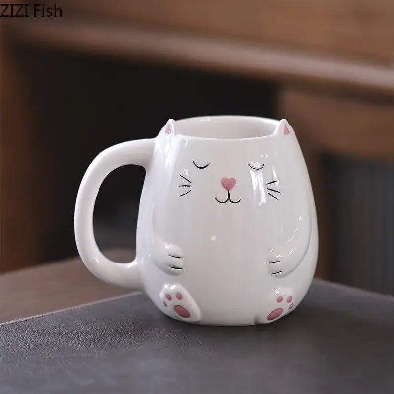 DecorBites™ Cute Cartoon Animal Ceramic Mug Kids Breakfast Cup Christmas Gift - Che Cose Belle