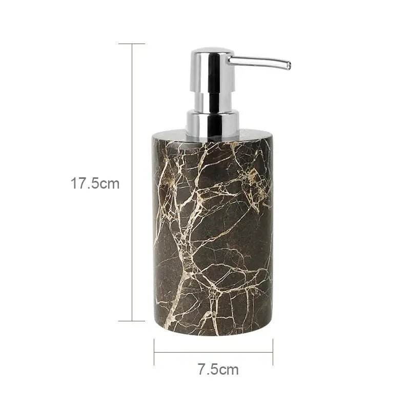 DecorBites™ Emperador Dark Marble Bathroom Set with Luxury Accessories - Che Cose Belle