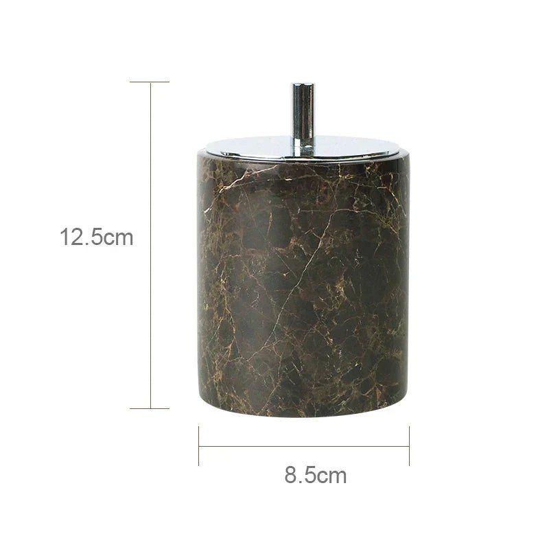 DecorBites™ Emperador Dark Marble Bathroom Set with Luxury Accessories - Che Cose Belle