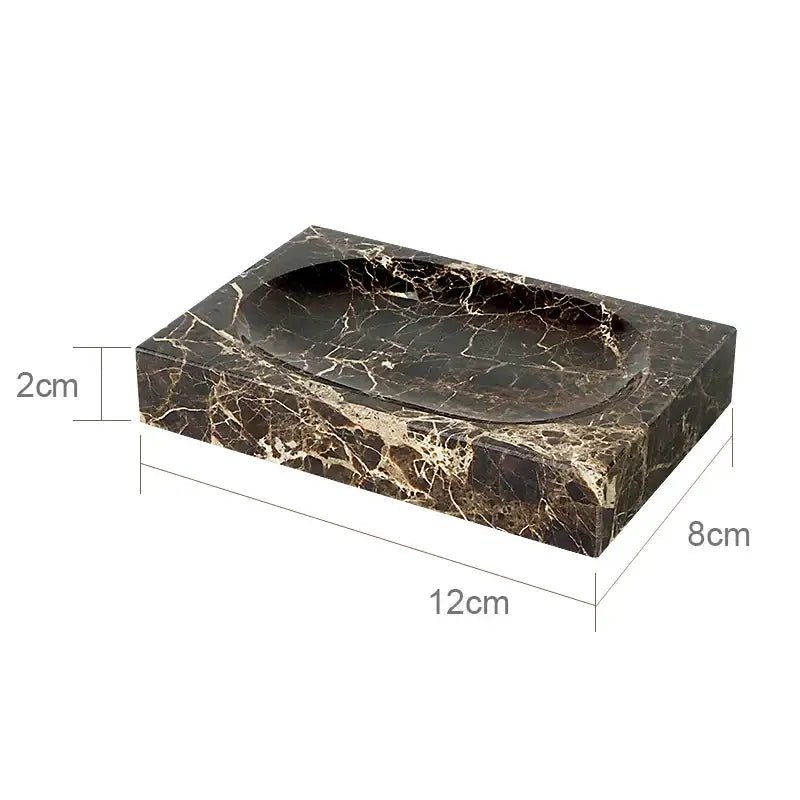 DecorBites™ Emperador Dark Marble Bathroom Set with Luxury Accessories - Che Cose Belle