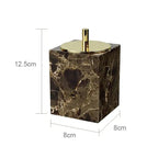 DecorBites™ Emperador Dark Marble Bathroom Set with Luxury Accessories - Che Cose Belle