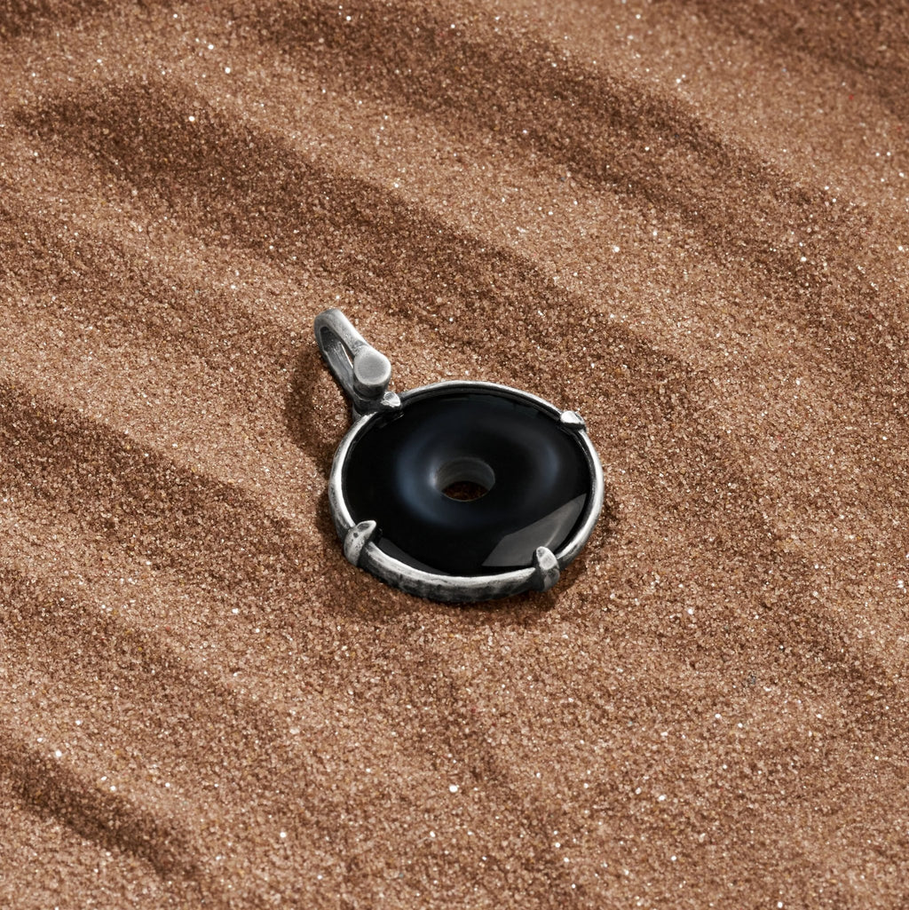 Deep Roots - Onyx Donut Charm - Che Cose Belle
