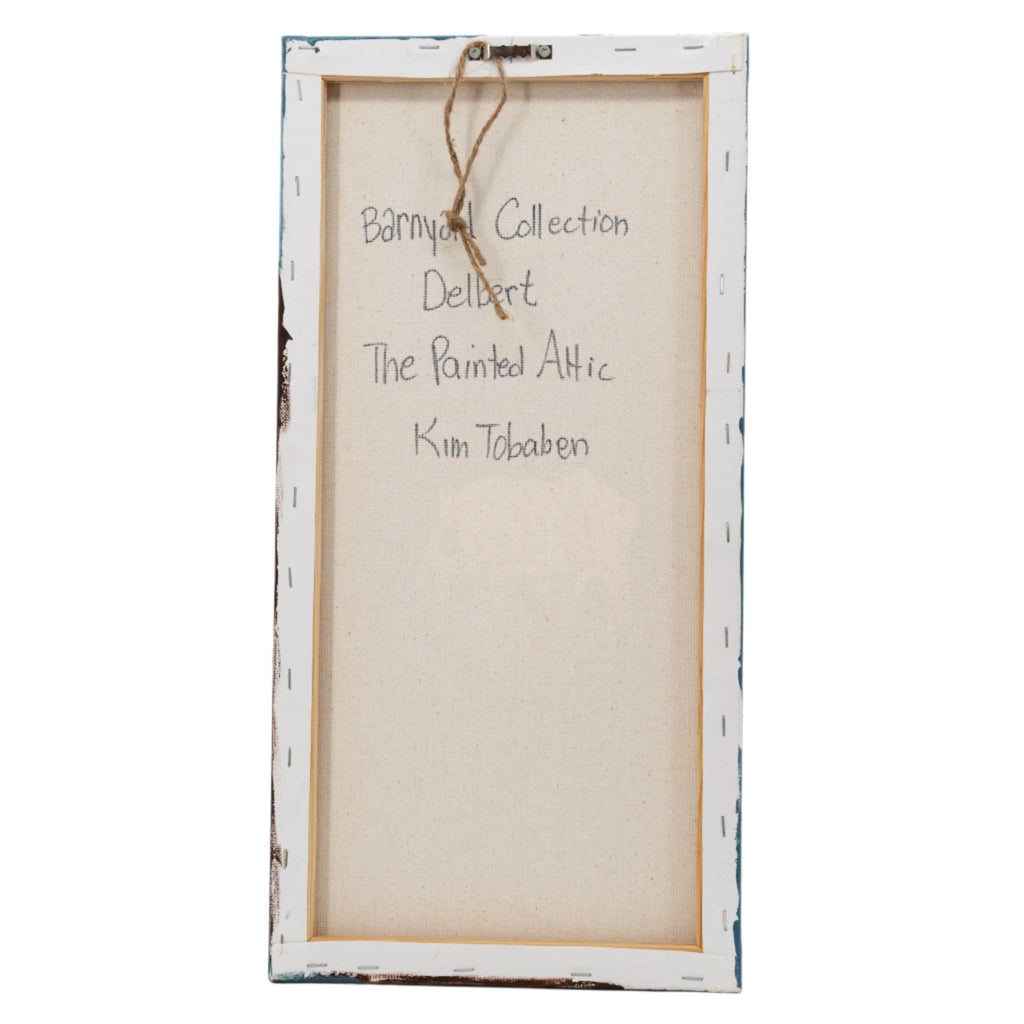 Delbert the Donkey Canvas Painting | 10" x 20" | The Painted Attic - Che Cose Belle