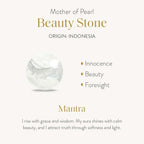 Delicate Karma Lotus Mother of Pearl Bracelet - Che Cose Belle
