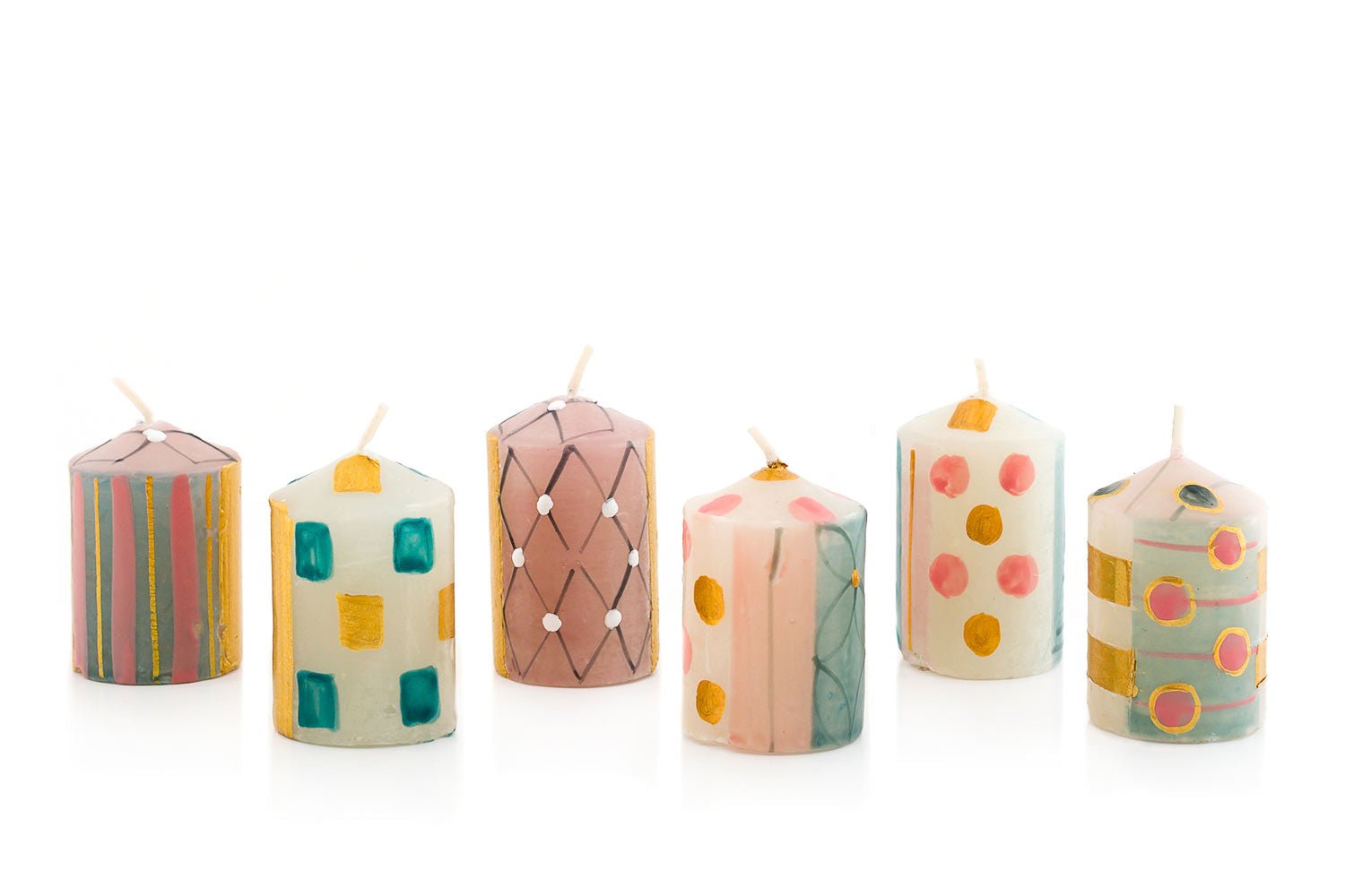 Delight Painted Candles - Che Cose Belle