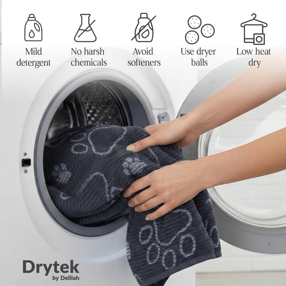 Delilah Home Drytek Dog Bath Towel - Che Cose Belle
