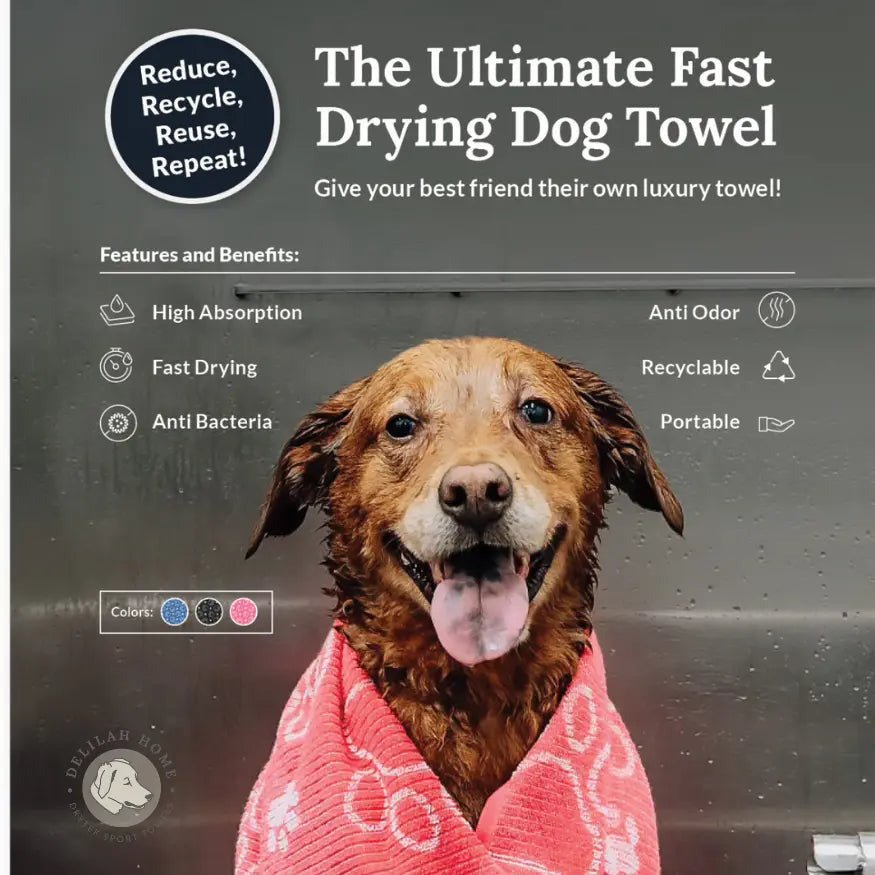 Delilah Home Drytek Dog Bath Towel - Che Cose Belle