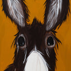 Delmar the Donkey Canvas Painting | 10" x 20" | The Painted Attic - Che Cose Belle