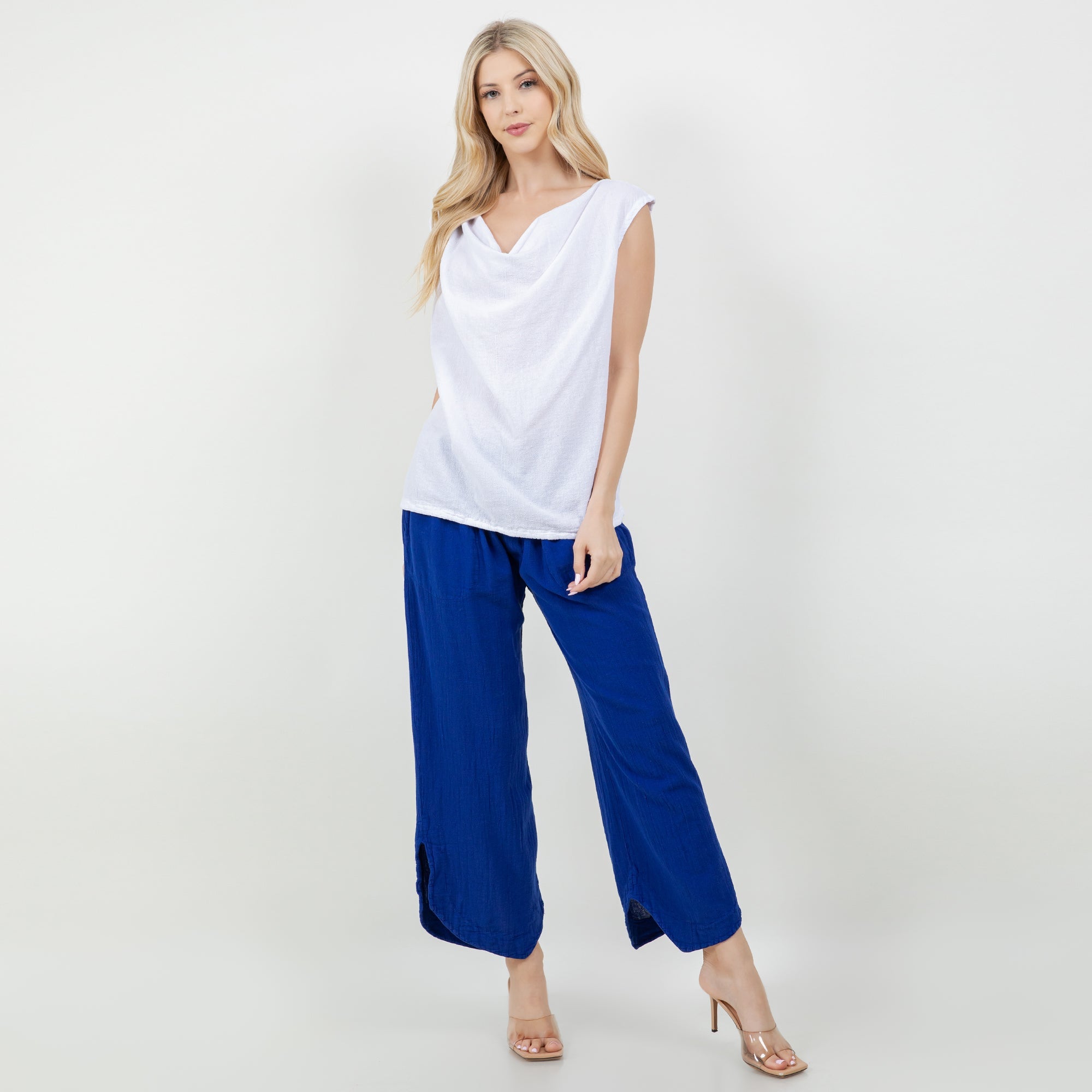 Deloris Pants 100% Cotton Gauze- With Pockets! - Che Cose Belle