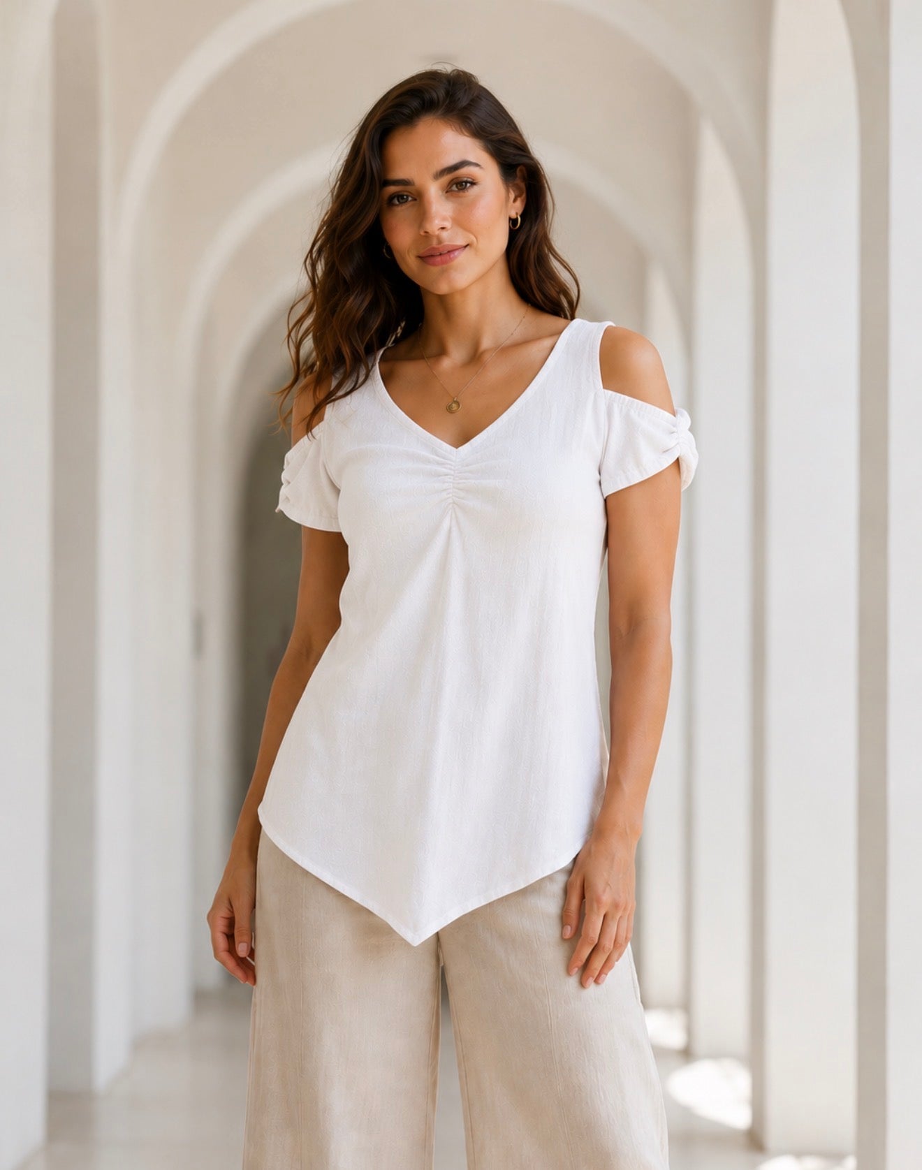 Demi 100% Cotton Gauze Top - Che Cose Belle