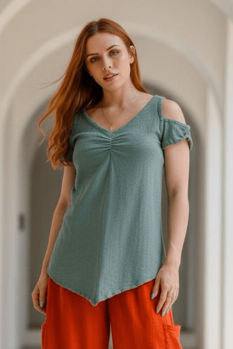 Demi 100% Cotton Gauze Top - Che Cose Belle