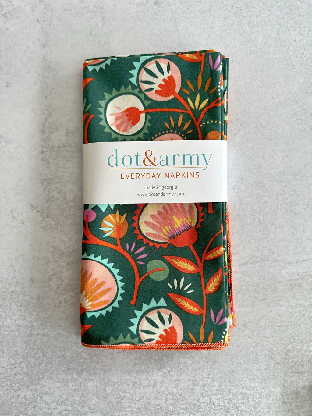 Desert Bloom Cloth Napkins, set of four - Che Cose Belle