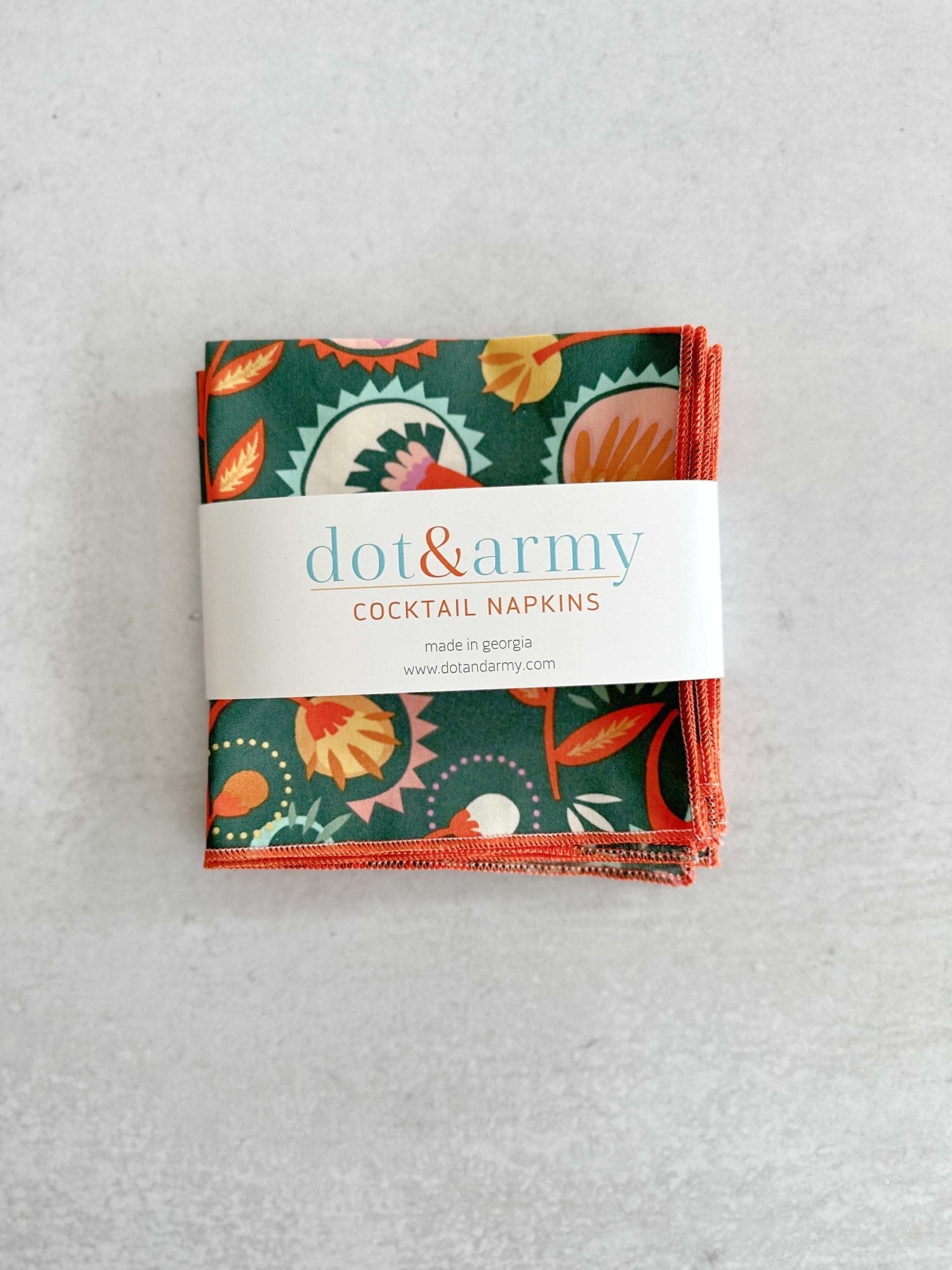 Desert Bloom Cloth Napkins, set of four - Che Cose Belle