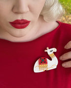 Desert Dreams Camel Brooch by 50's Vintage Dame x Lipstick & Chrome - Che Cose Belle