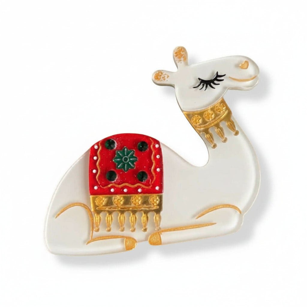 Desert Dreams Camel Brooch by 50's Vintage Dame x Lipstick & Chrome - Che Cose Belle