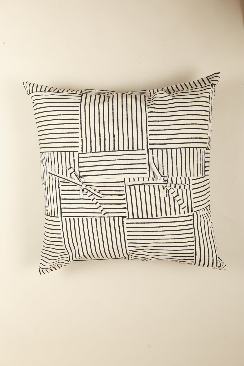 Desert Dunes Hand Block Print Pillow - Che Cose Belle