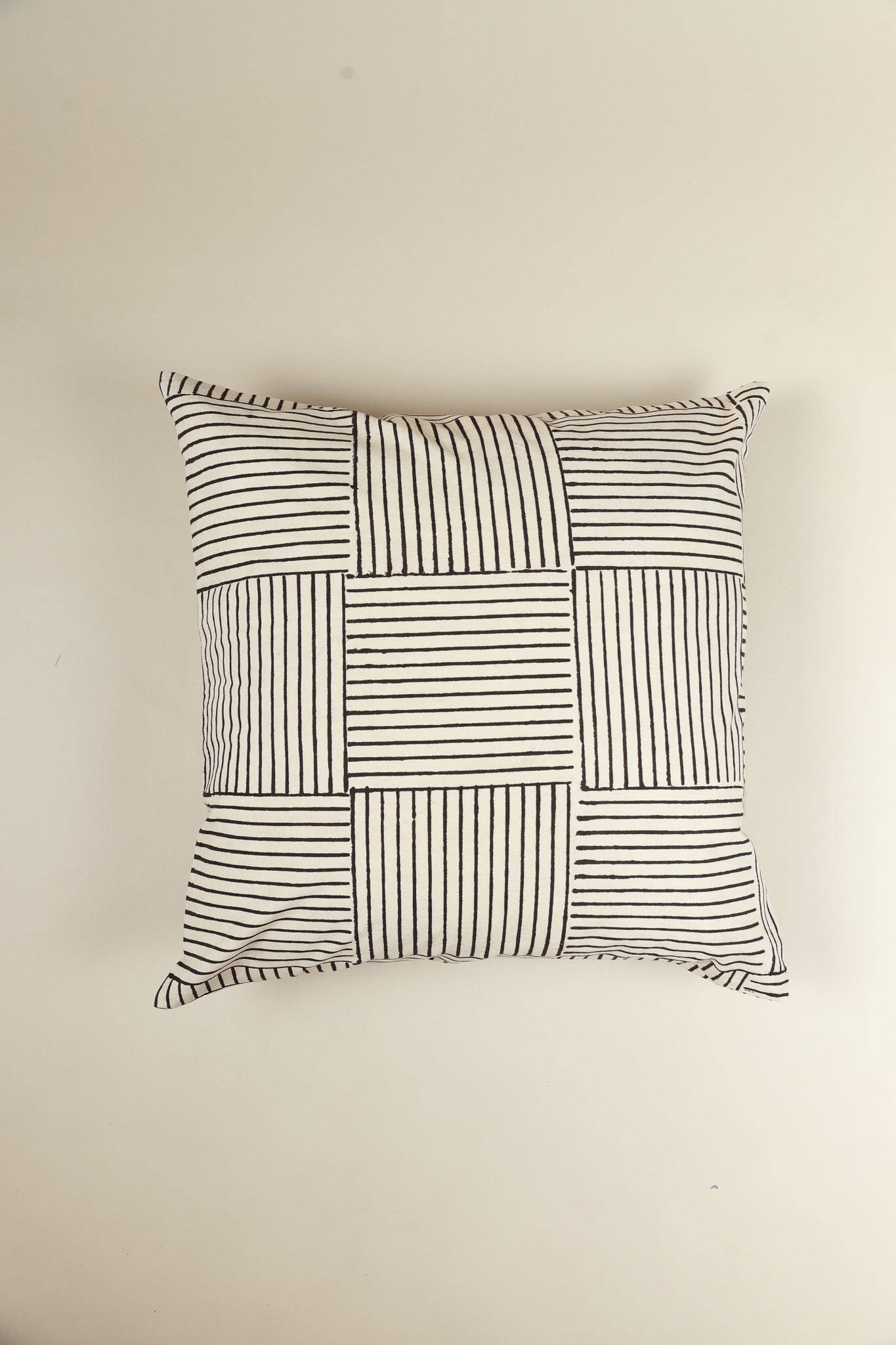 Desert Dunes Hand Block Print Pillow - Che Cose Belle