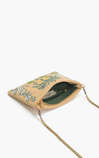 Desert Oasis Embellished Clutch – Luxe Handwoven Jacquard - Che Cose Belle