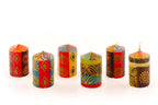 Desert Rose Painted Candles - Che Cose Belle