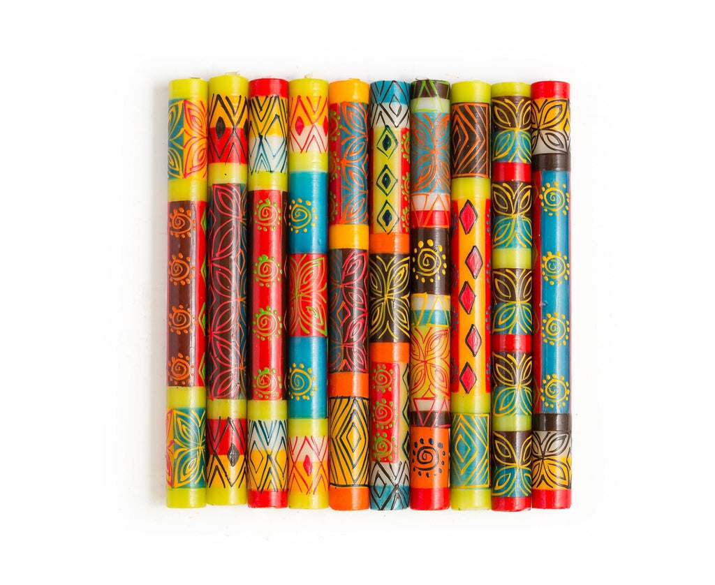 Desert Rose Painted Candles - Che Cose Belle