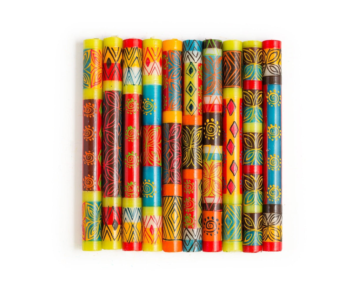 Desert Rose Painted Candles - Che Cose Belle