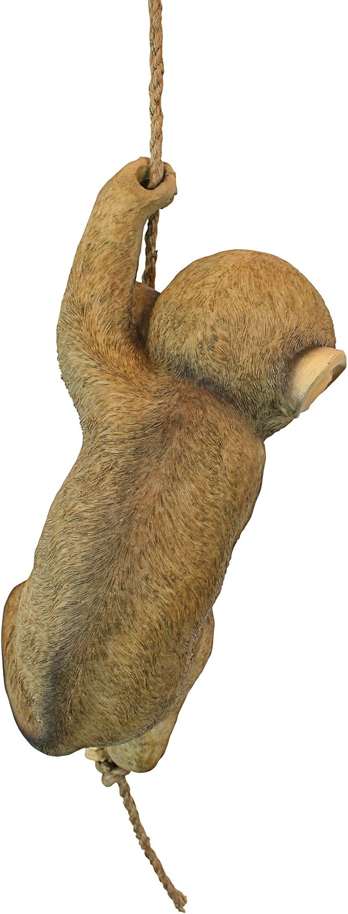 Design Toscano Chico the Chimpanzee Baby Monkey Hanging Indoor/Outdoor Animal Statue, 16 Inch Long, Cast Stone Resin, Brown Painted Finish - Che Cose Belle