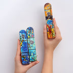 Designed Wooden Mezuzah Case – Modern Judaica Art | Chagall Series - Che Cose Belle