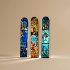 Designed Wooden Mezuzah Case – Modern Judaica Art | Chagall Series - Che Cose Belle