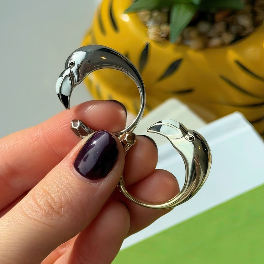 Designer Flamingo Rings - Che Cose Belle