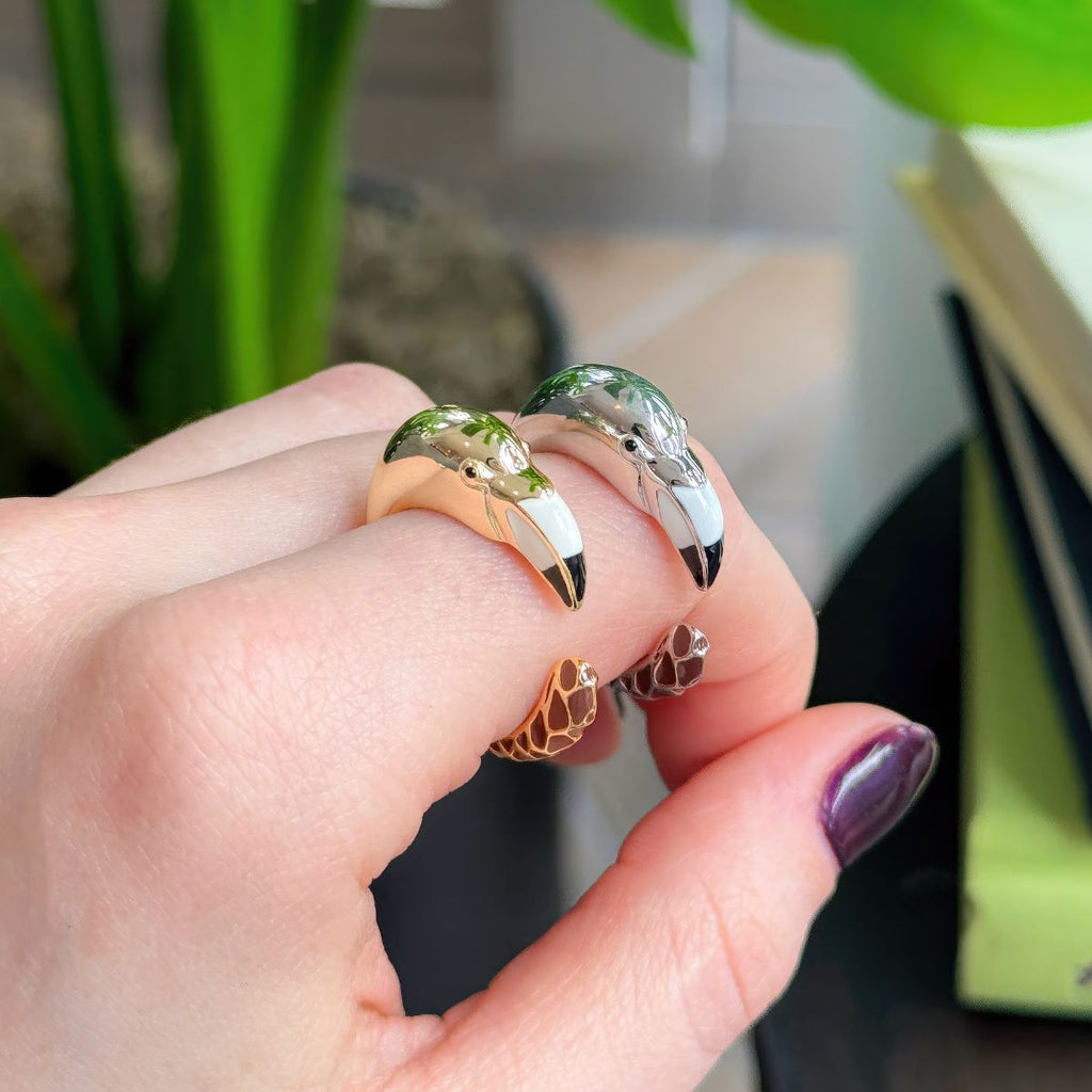 Designer Flamingo Rings - Che Cose Belle