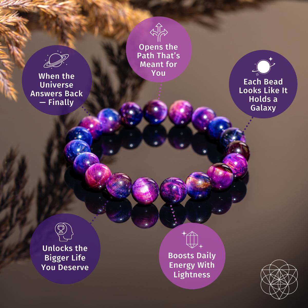 Destiny Activator - All-Galaxy Tiger’s Eye Bracelet - Che Cose Belle
